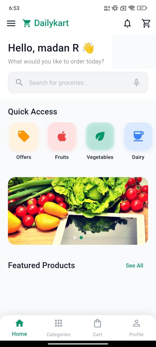 DailyKart — Hyperlocal Grocery Delivery App for Hoskote