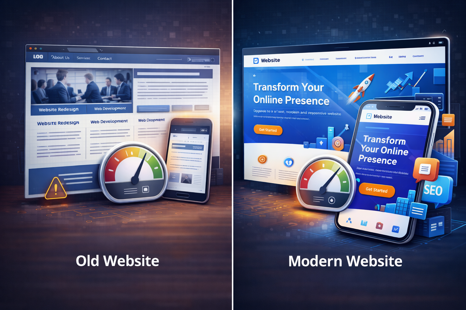 Website Redesign & Modernization services by Creziapro — digital agency in India